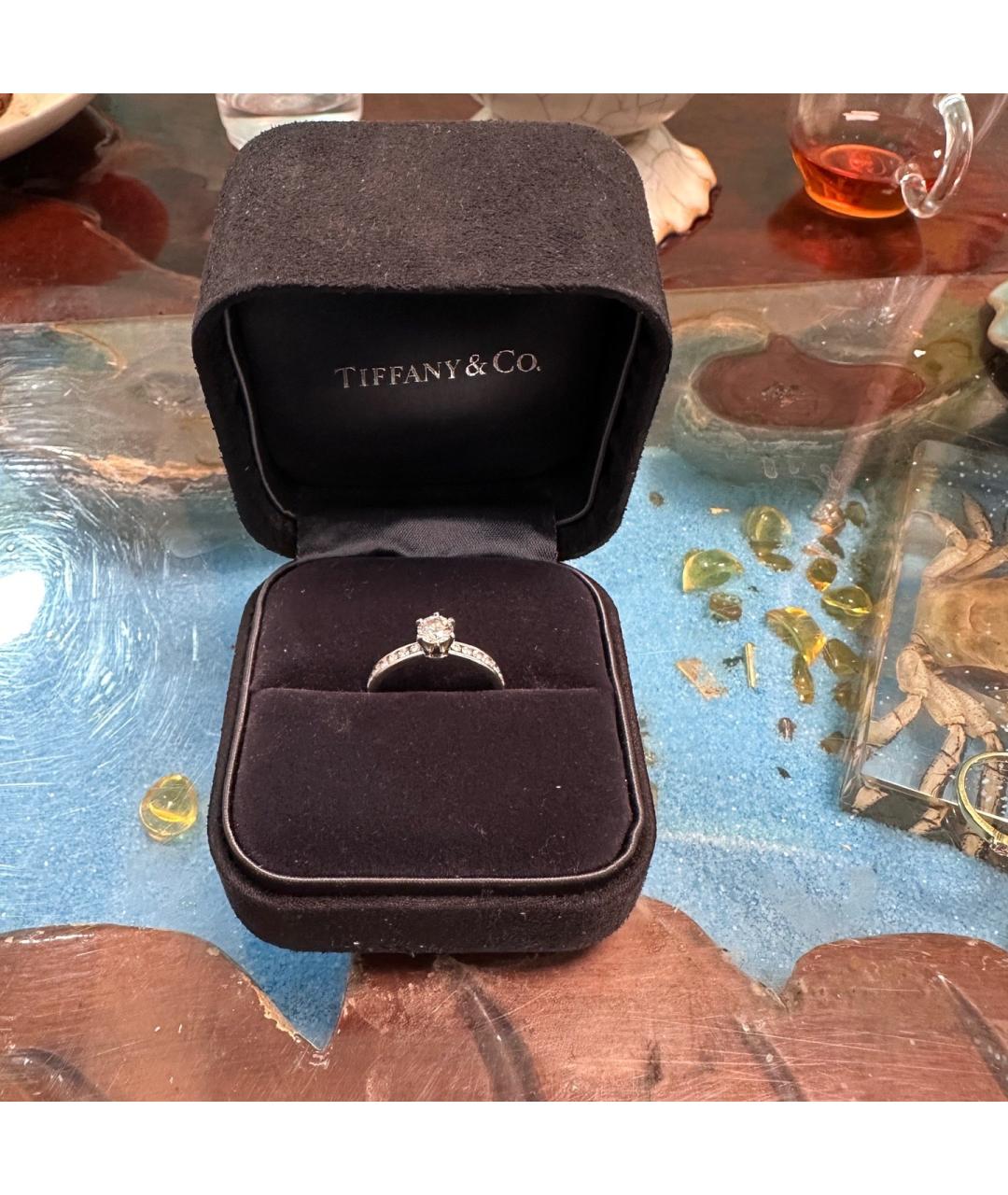 TIFFANY&CO Серебряное платиновое кольцо, фото 2