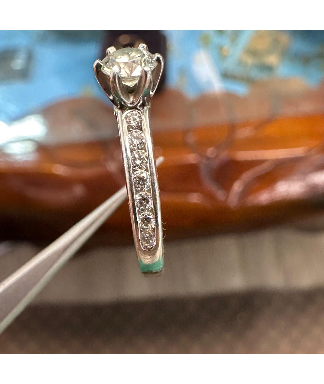 TIFFANY&CO Серебряное платиновое кольцо, фото 4