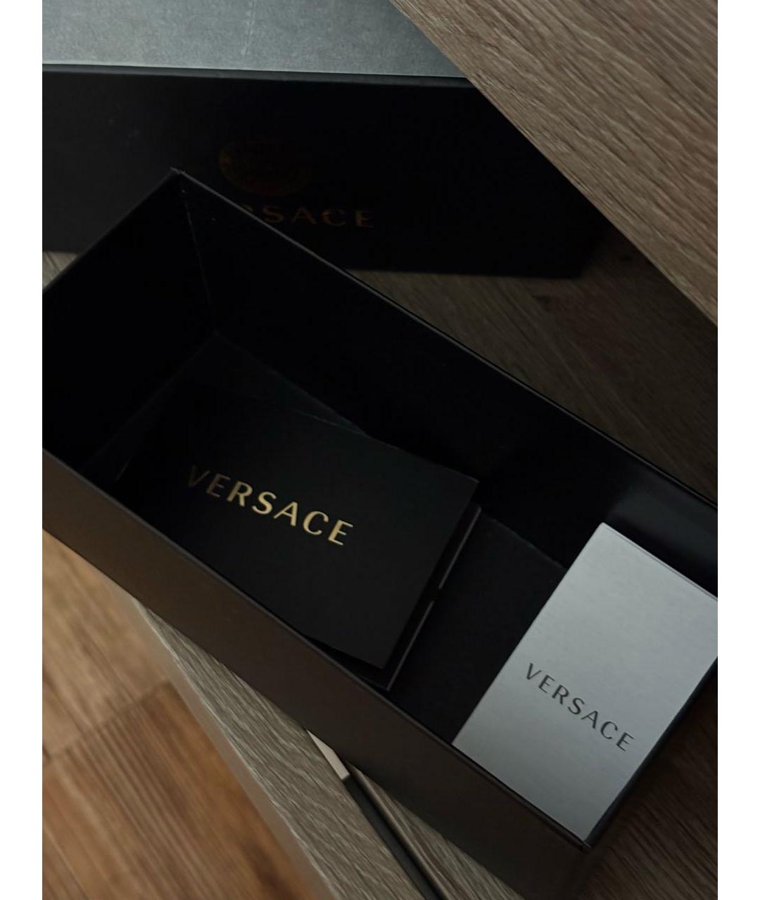 VERSACE Серые пластиковые солнцезащитные очки, фото 8