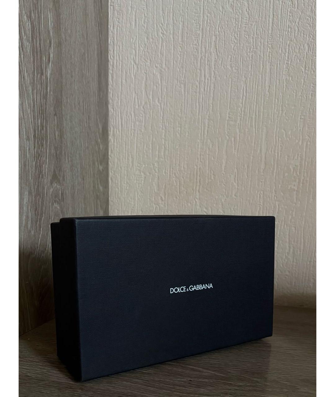 DOLCE&GABBANA Черные пластиковые солнцезащитные очки, фото 3