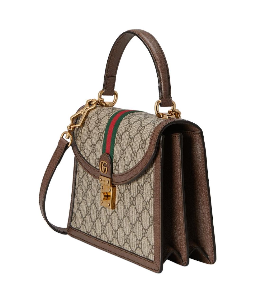 GUCCI Коричневая сумка через плечо, фото 2