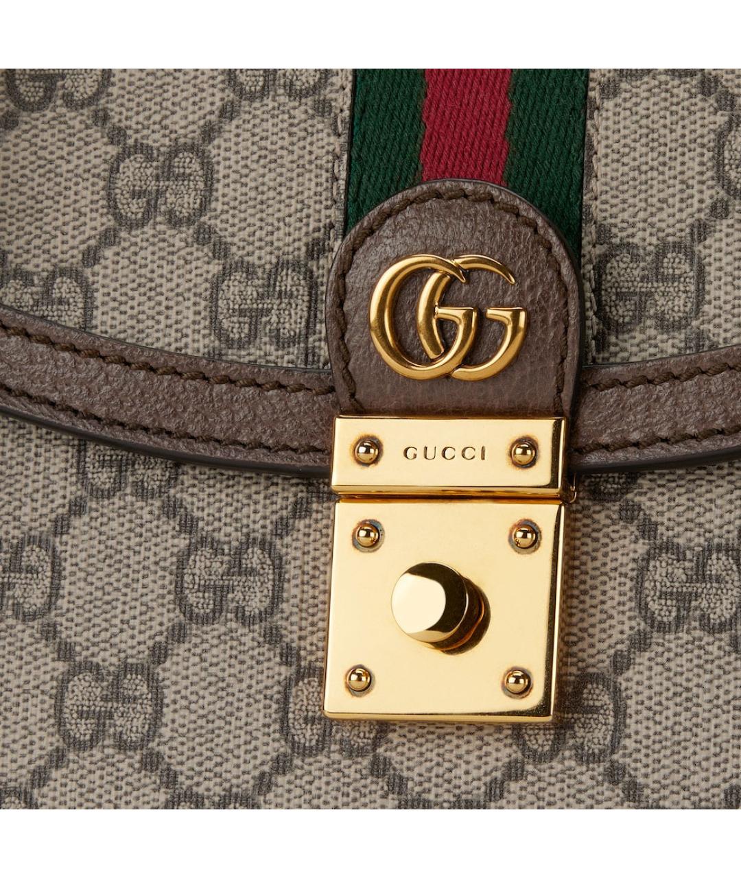 GUCCI Коричневая сумка через плечо, фото 8