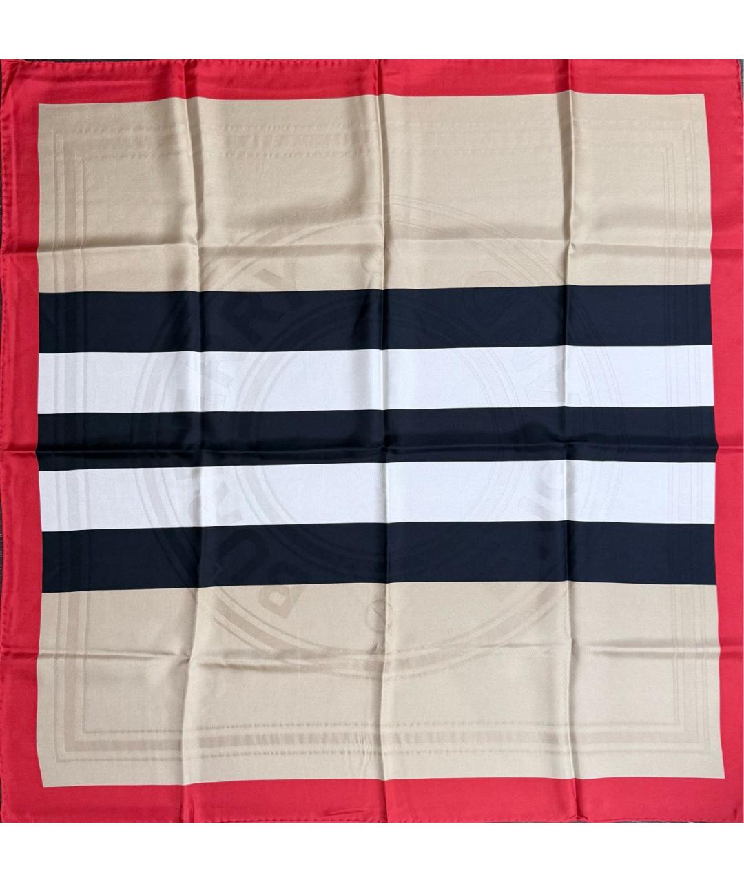 BURBERRY Мульти шелковый платок, фото 5