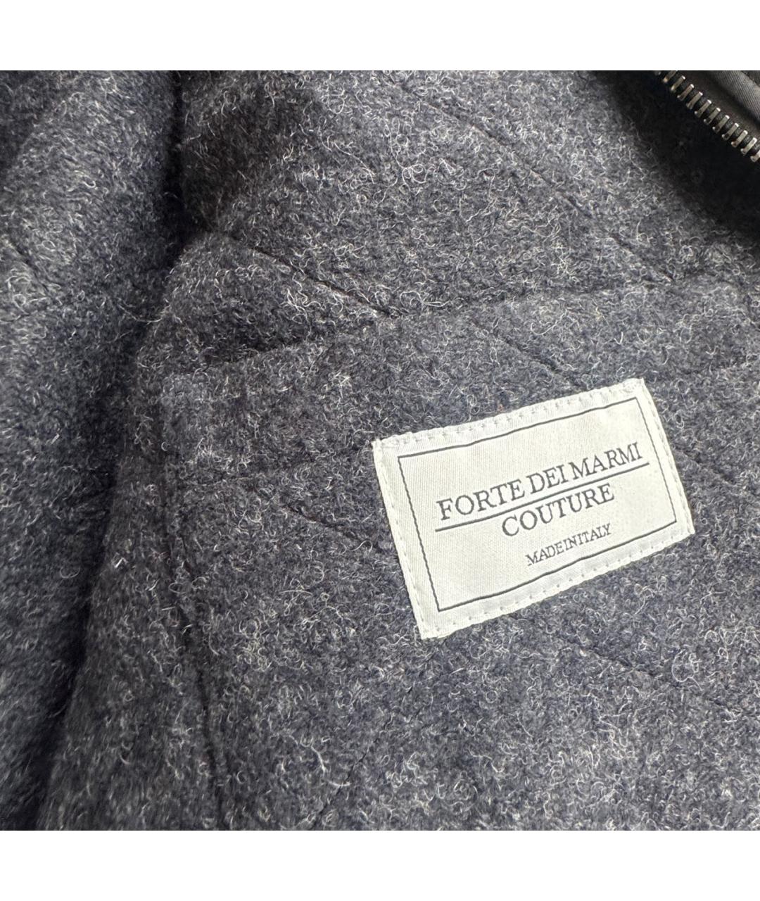 FORTE COUTURE Черная шерстяная куртка, фото 4