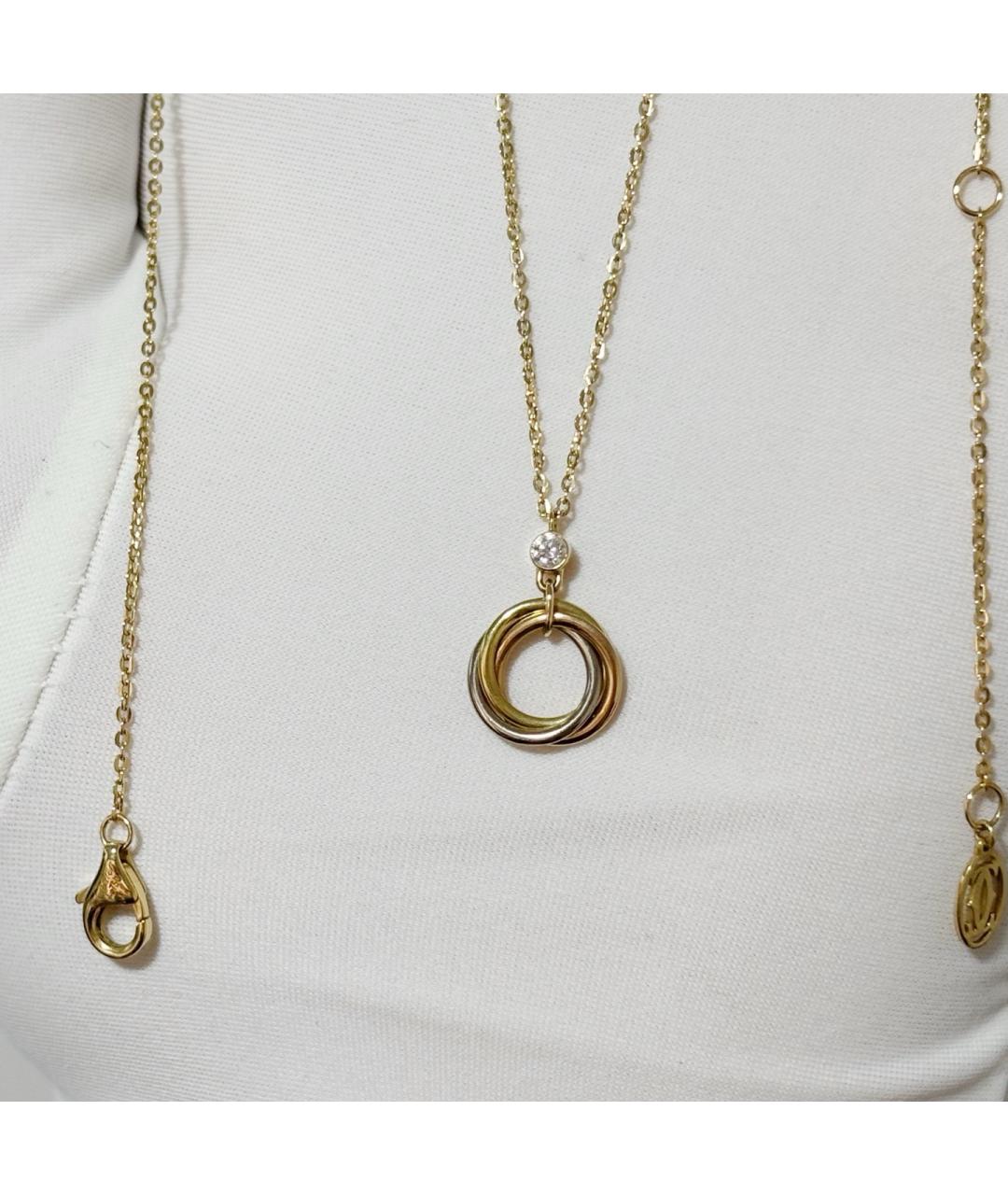 CARTIER Мульти колье из желтого золота, фото 4