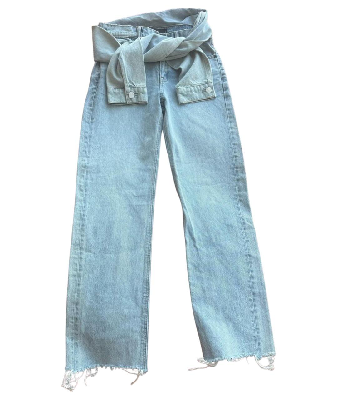 ALEXANDER WANG Голубые прямые джинсы, фото 1