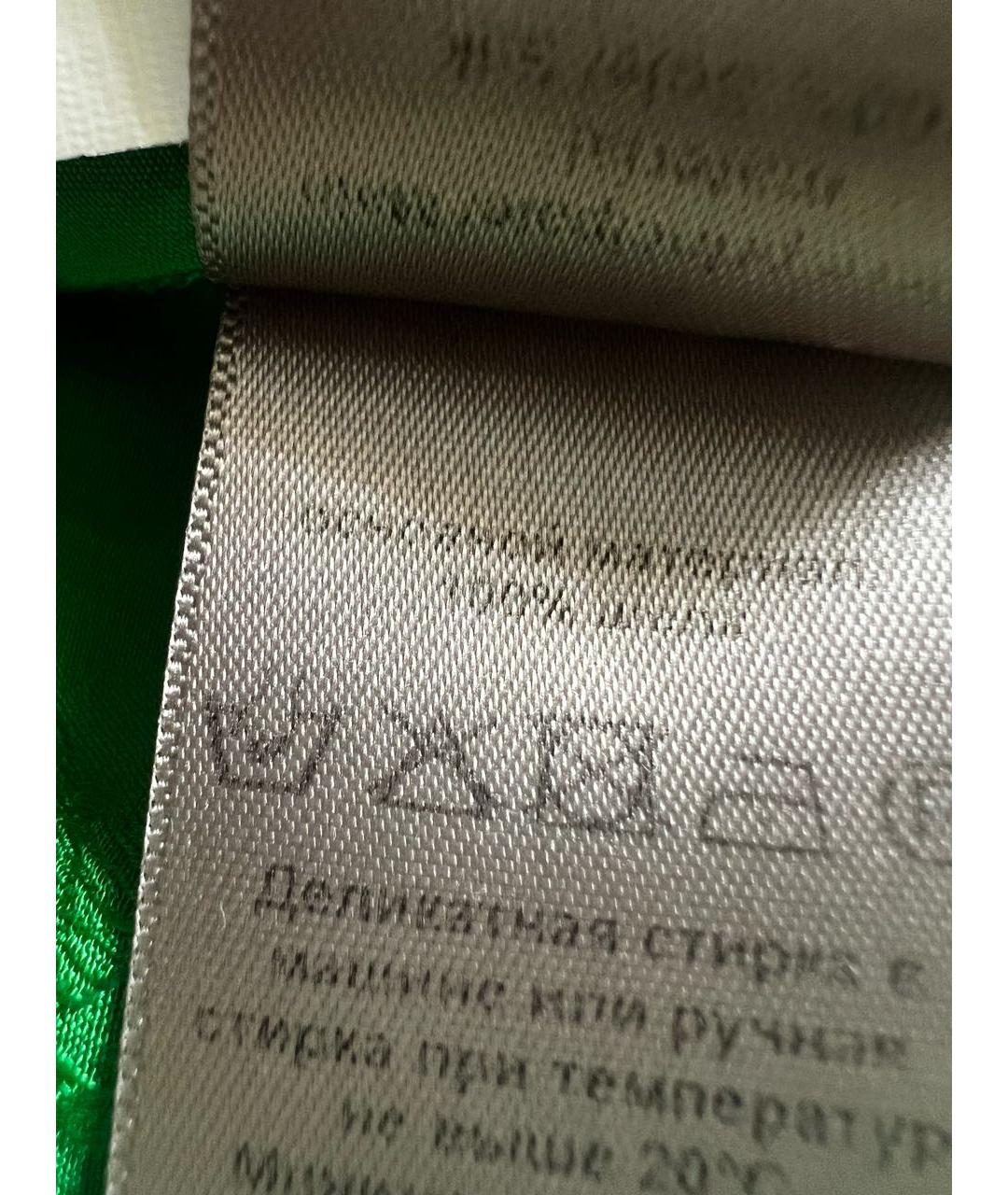 ZADIG & VOLTAIRE Зеленые шелковое повседневное платье, фото 7
