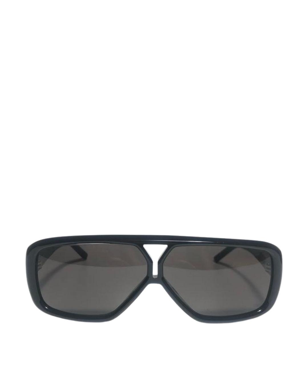 SAINT LAURENT Черные пластиковые солнцезащитные очки, фото 1