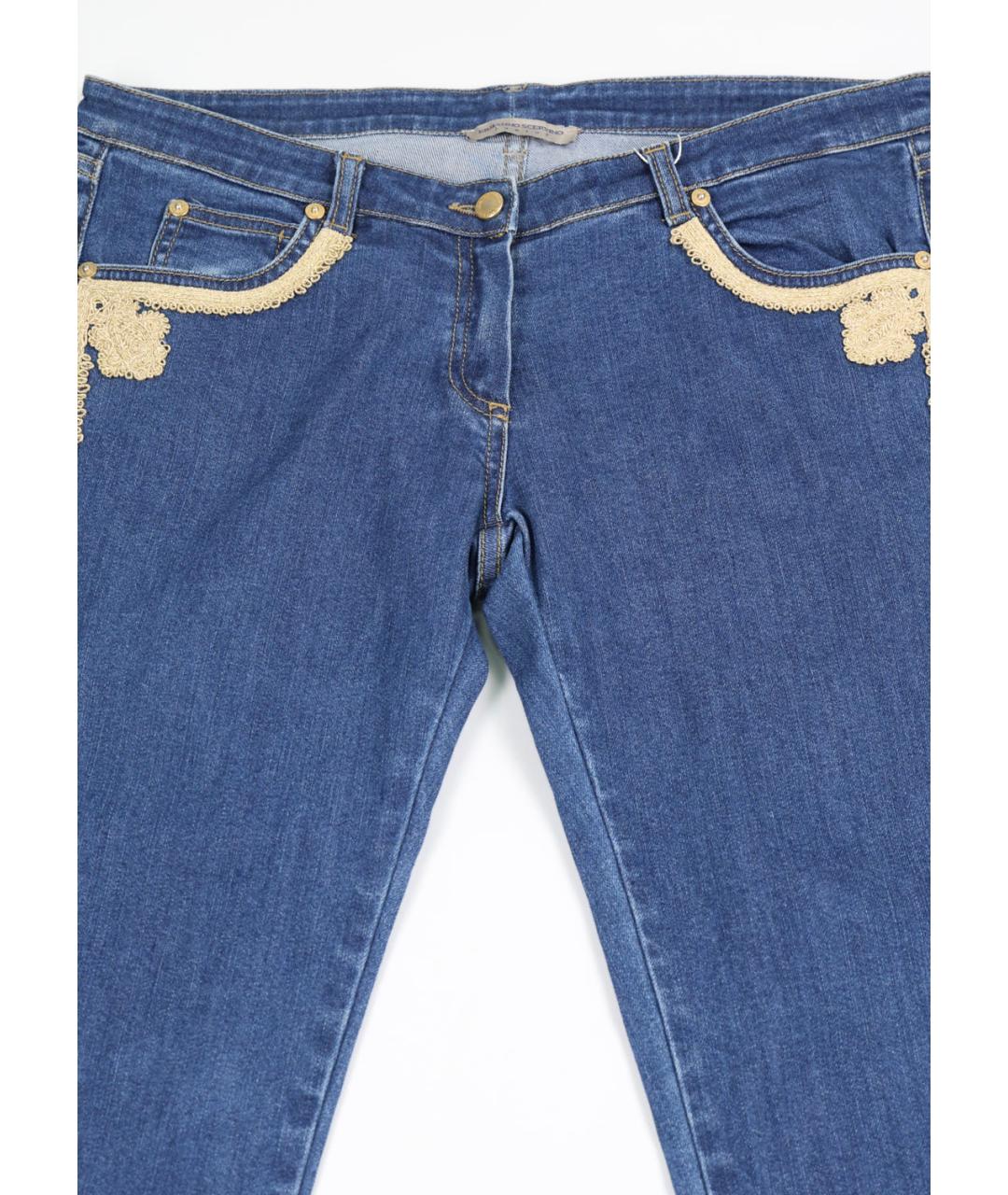 ERMANNO SCERVINO Синие хлопковые детские джинсы, фото 5