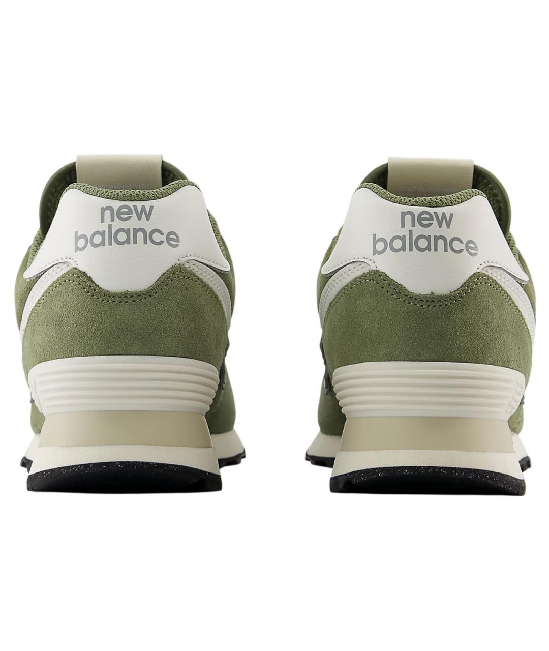 NEW BALANCE Зеленые замшевые кроссовки, фото 6