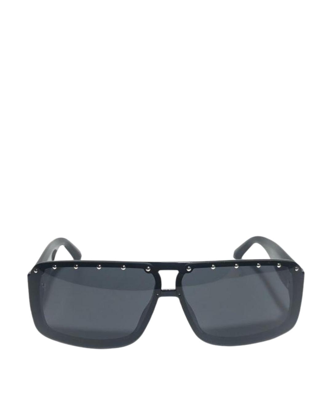 JIMMY CHOO Черные пластиковые солнцезащитные очки, фото 1