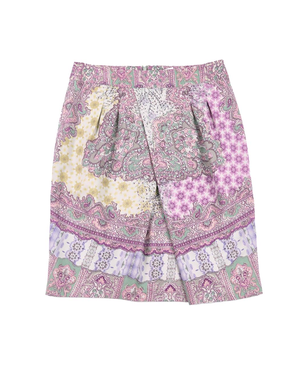 ETRO Мульти шерстяная юбка миди, фото 1