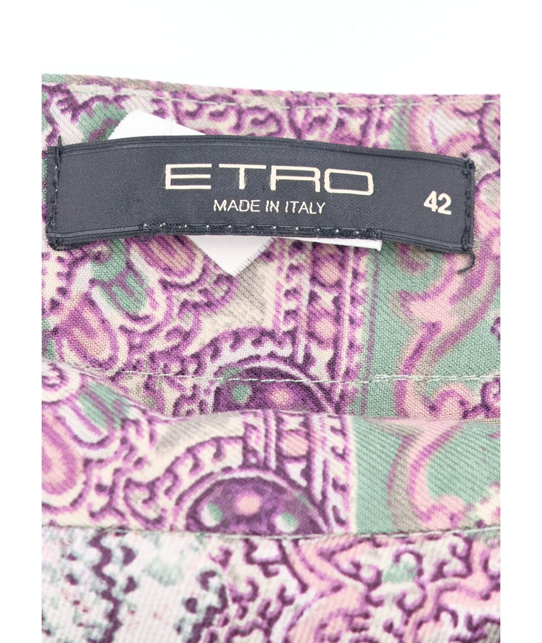 ETRO Мульти шерстяная юбка миди, фото 3