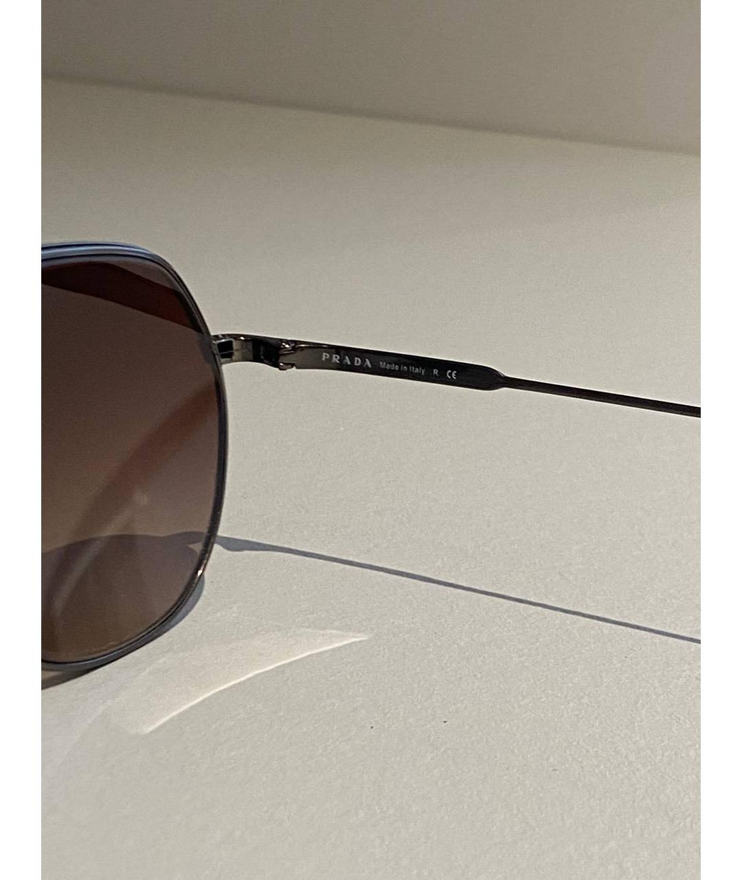 PRADA Мульти металлические солнцезащитные очки, фото 3