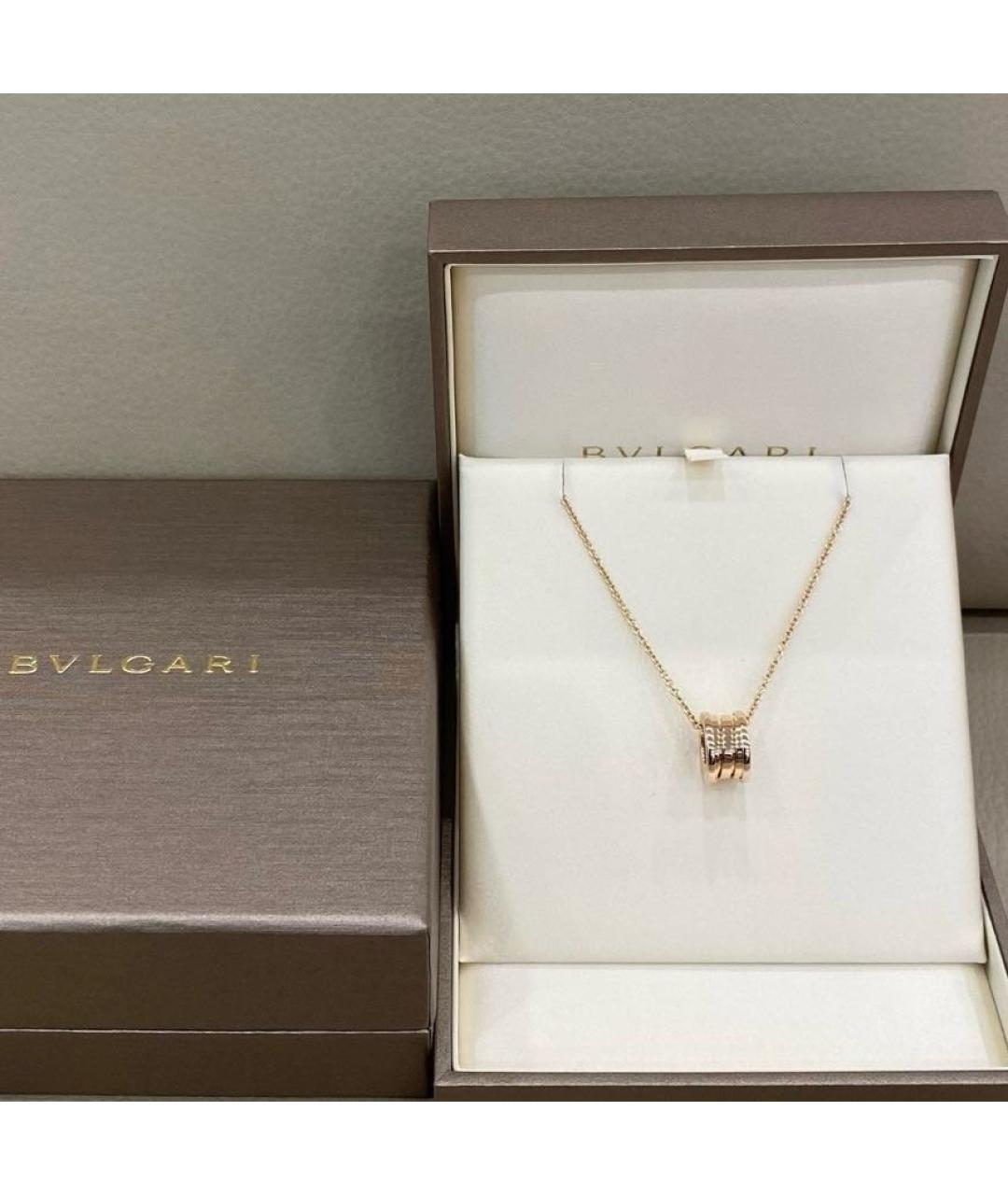 BVLGARI Розовое колье из розового золота, фото 2