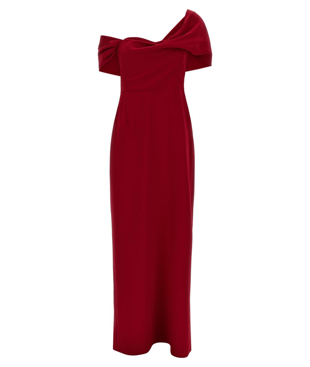 CAROLINA HERRERA Красное полиэстеровое вечернее платье, фото 1