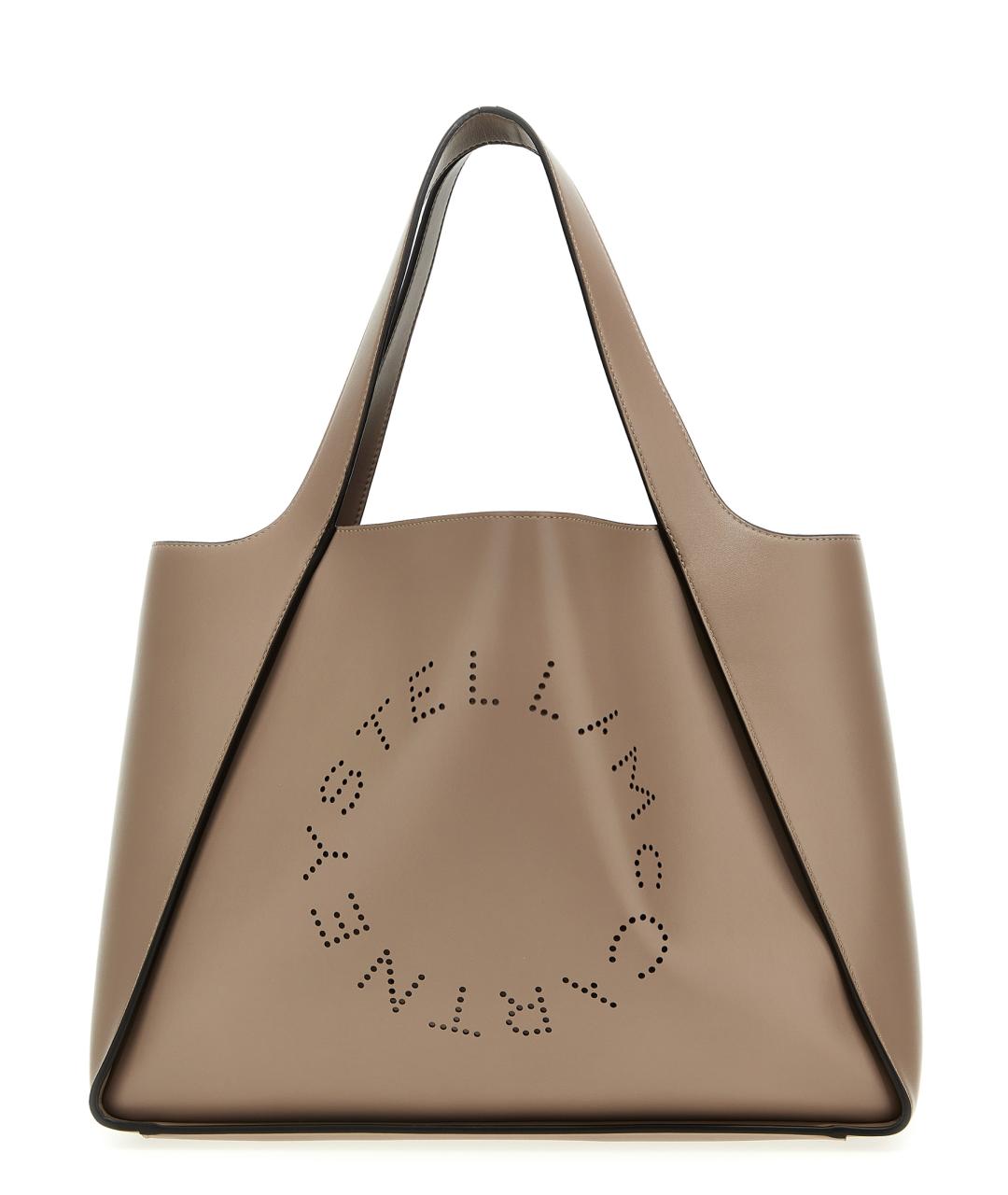 STELLA MCCARTNEY Бежевая сумка тоут из искусственной кожи, фото 1