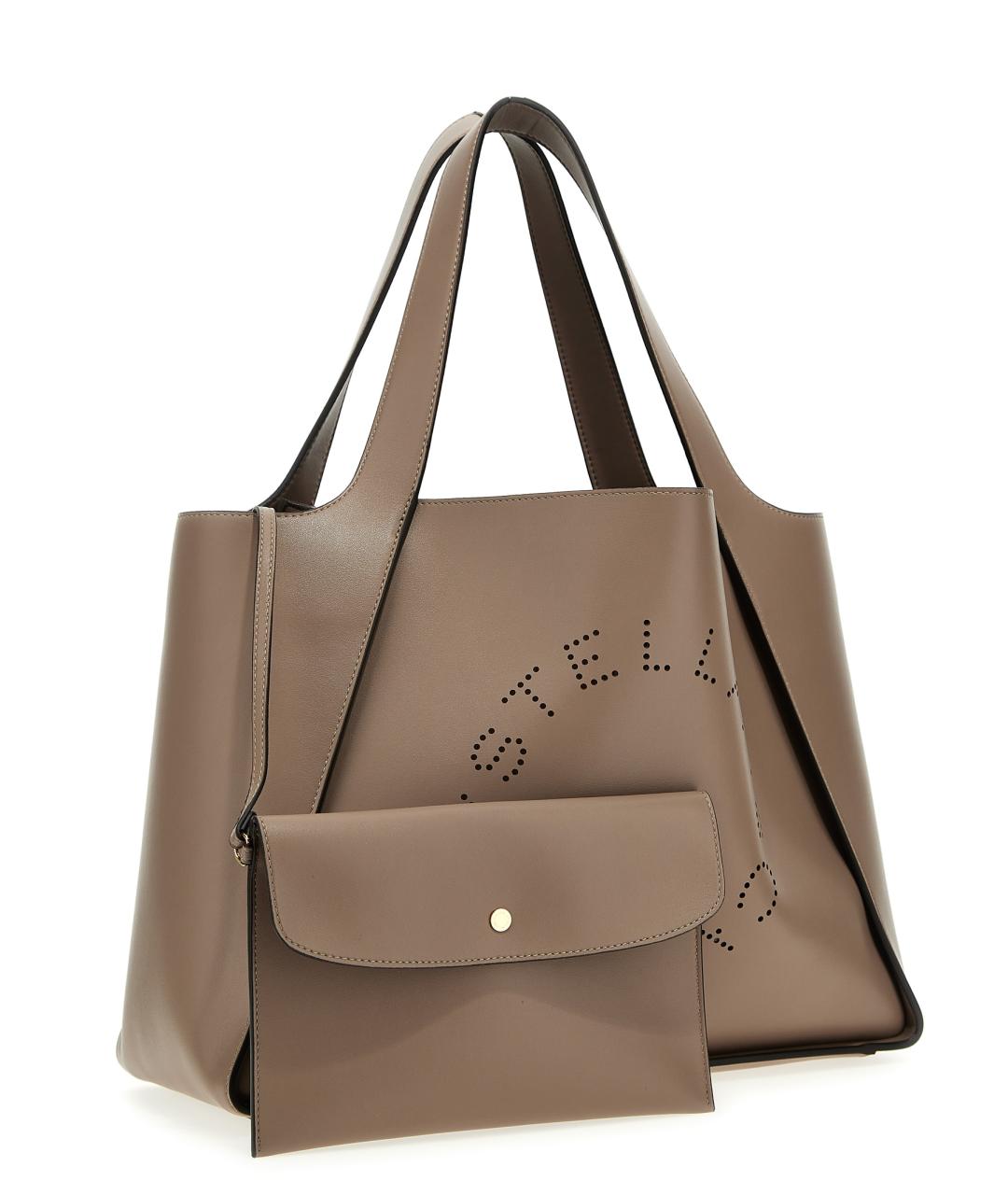 STELLA MCCARTNEY Бежевая сумка тоут из искусственной кожи, фото 3
