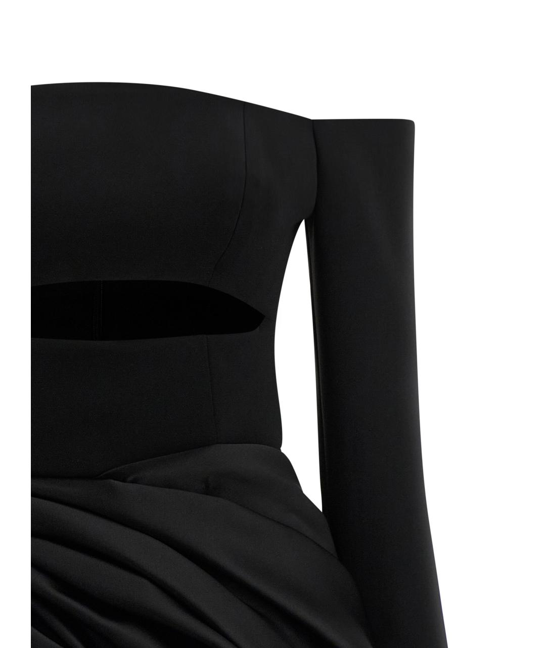 CAROLINA HERRERA Черное полиэстеровое платье, фото 3