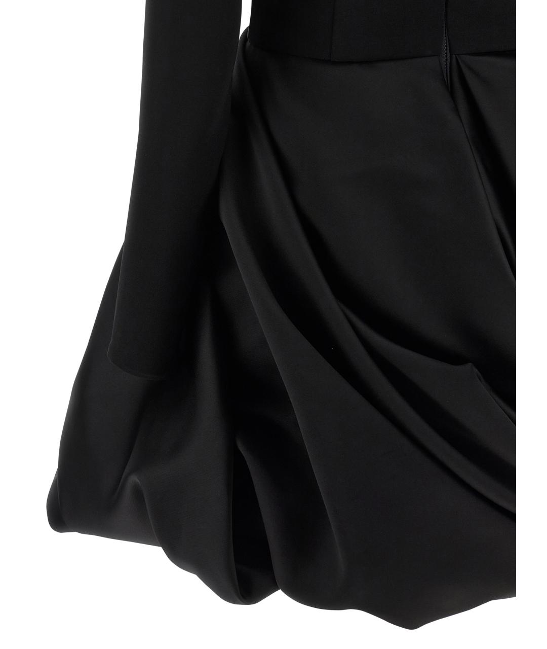 CAROLINA HERRERA Черное полиэстеровое платье, фото 4