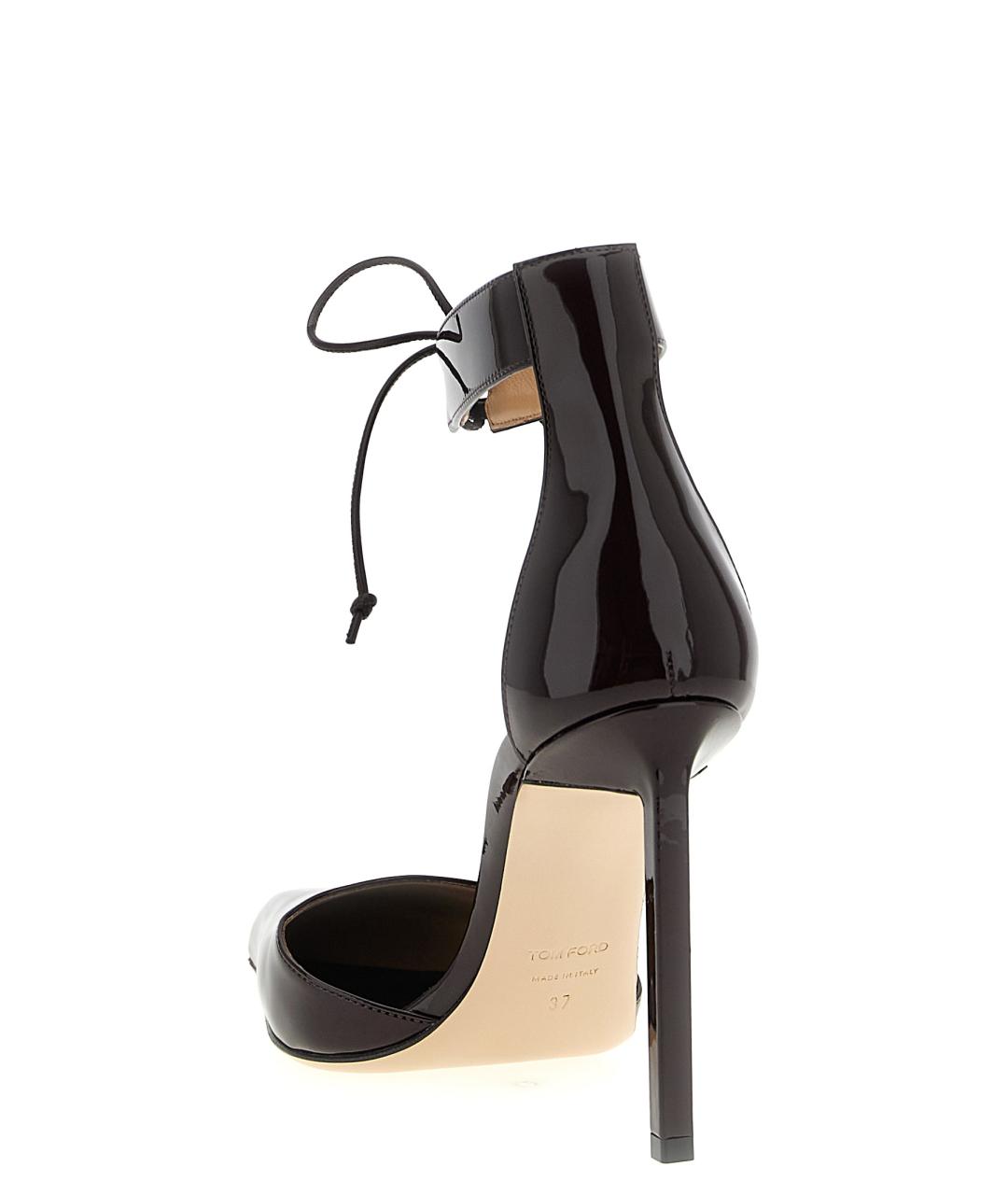TOM FORD Бордовые кожаные туфли, фото 3