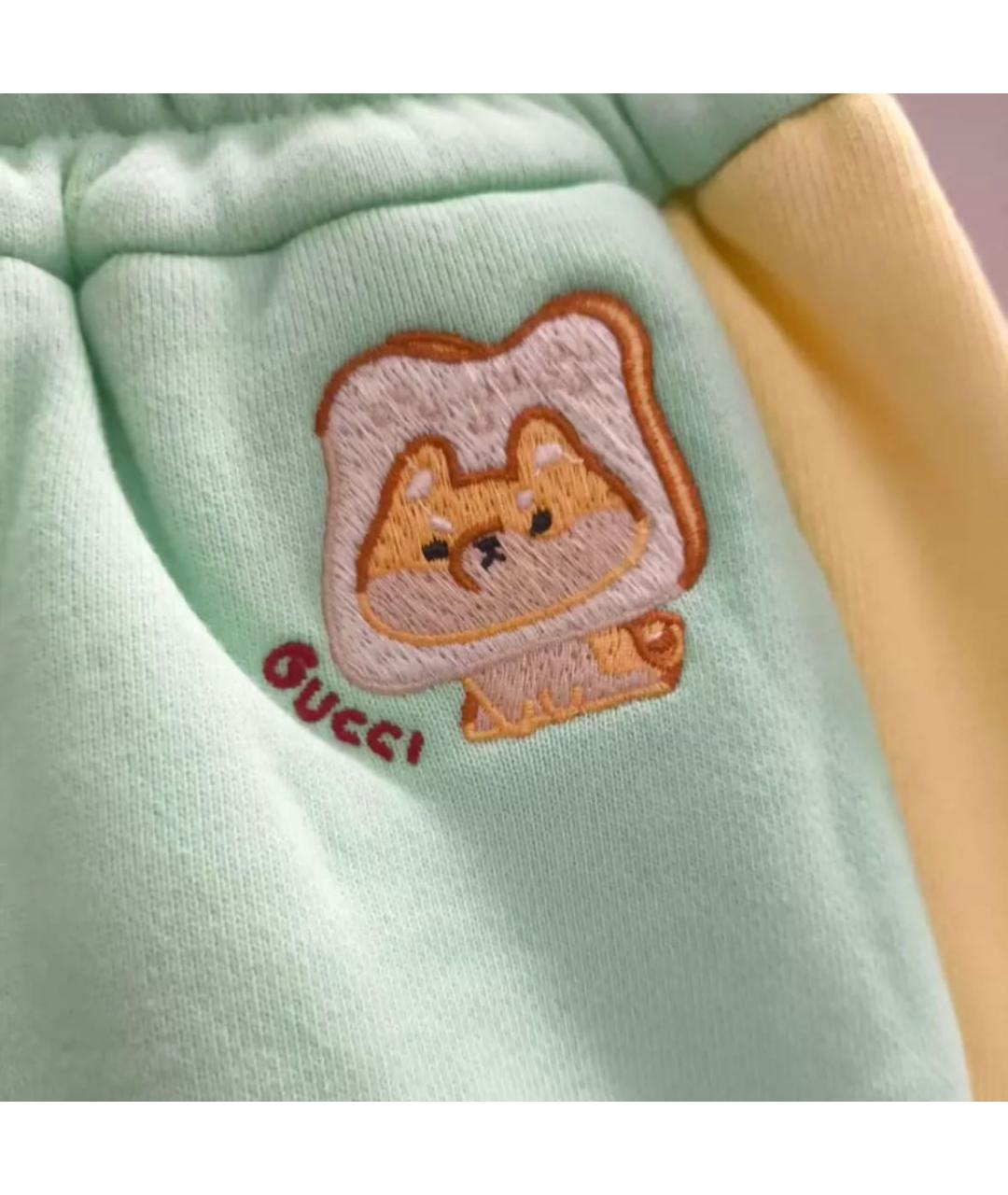 GUCCI Салатовые шорты, фото 2