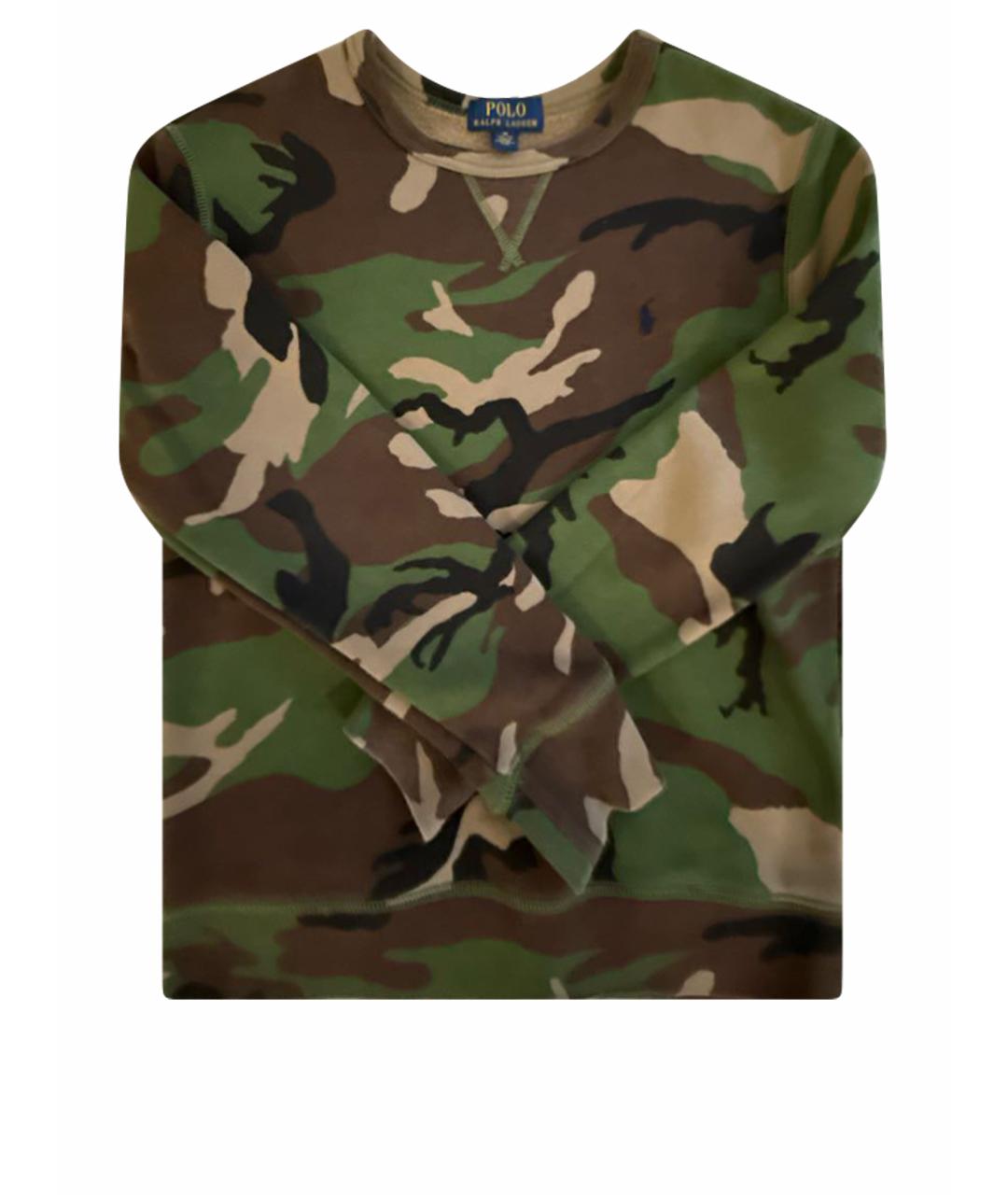 POLO RALPH LAUREN Хаки хлопковая детская футболка, фото 1