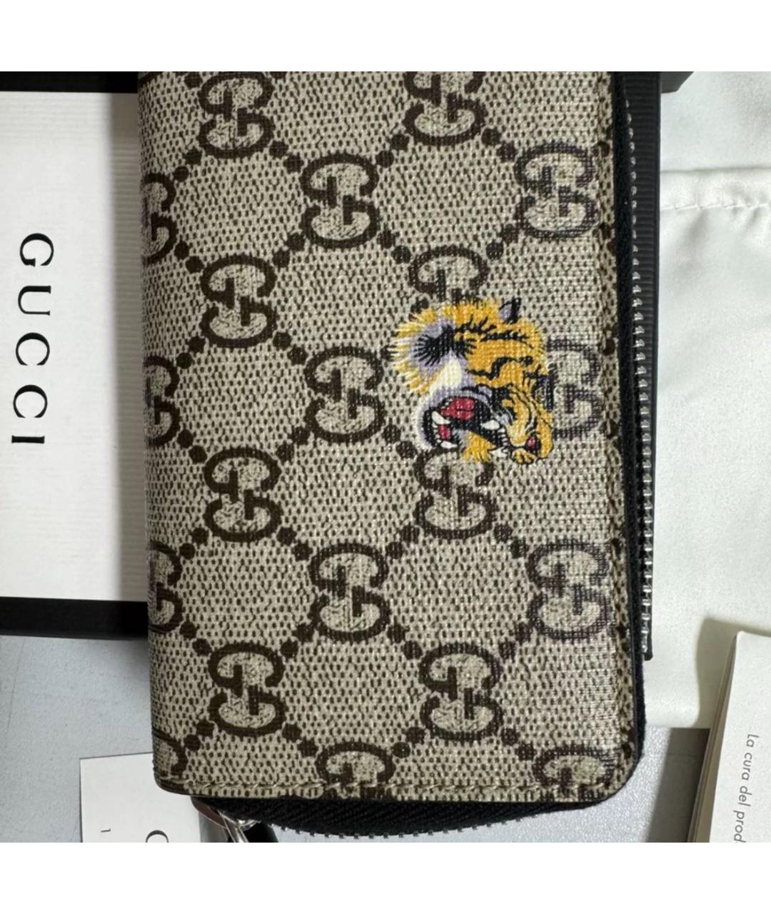 GUCCI Бежевый кошелек, фото 2