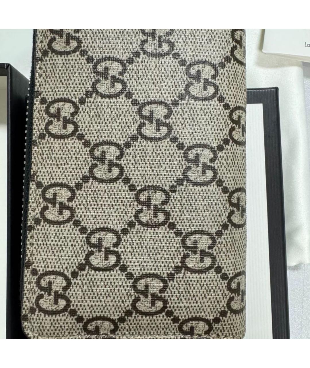 GUCCI Бежевый кошелек, фото 3