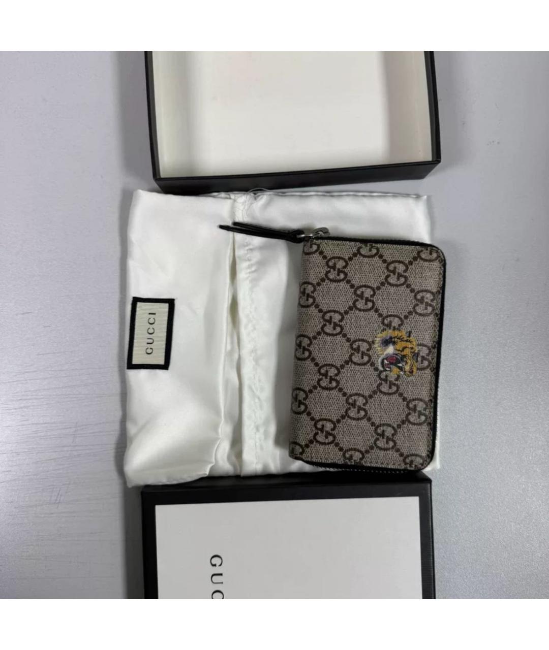 GUCCI Бежевый кошелек, фото 4
