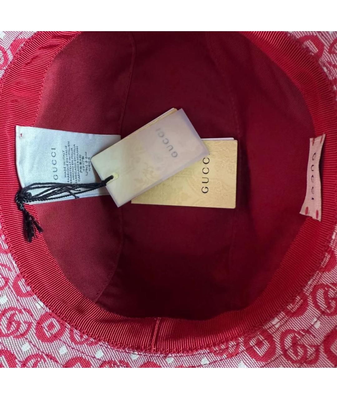 GUCCI Красная шляпа, фото 3