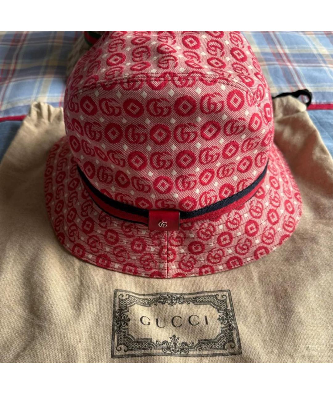 GUCCI Красная шляпа, фото 2