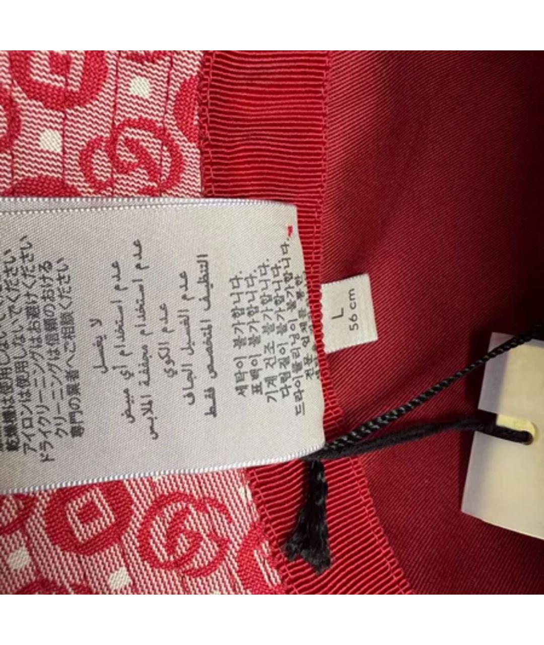 GUCCI Красная шляпа, фото 4