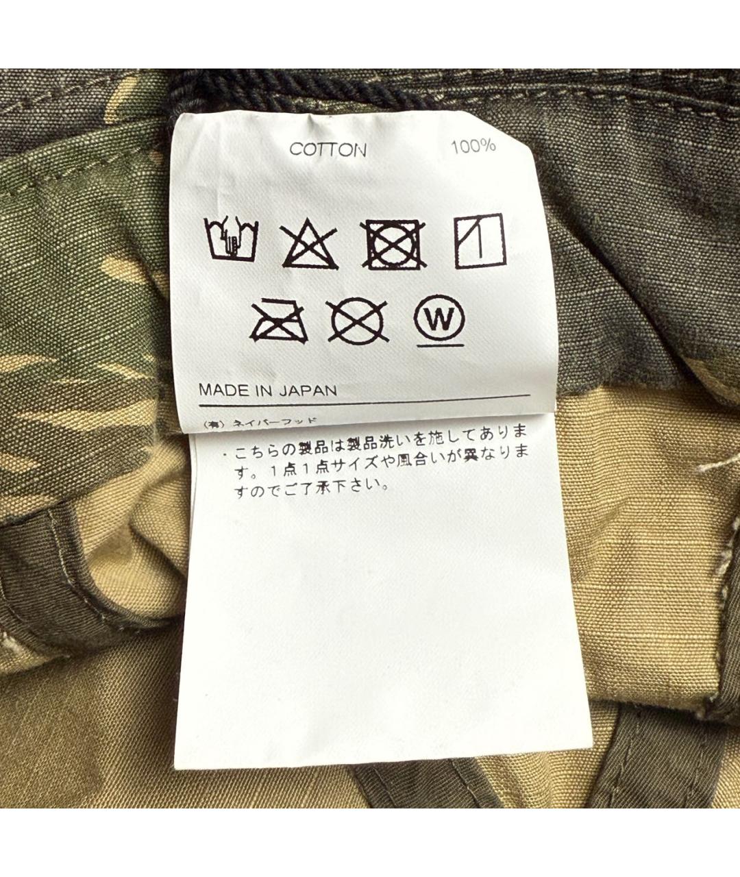 NEIGHBORHOOD Хаки хлопковая шапка, фото 4