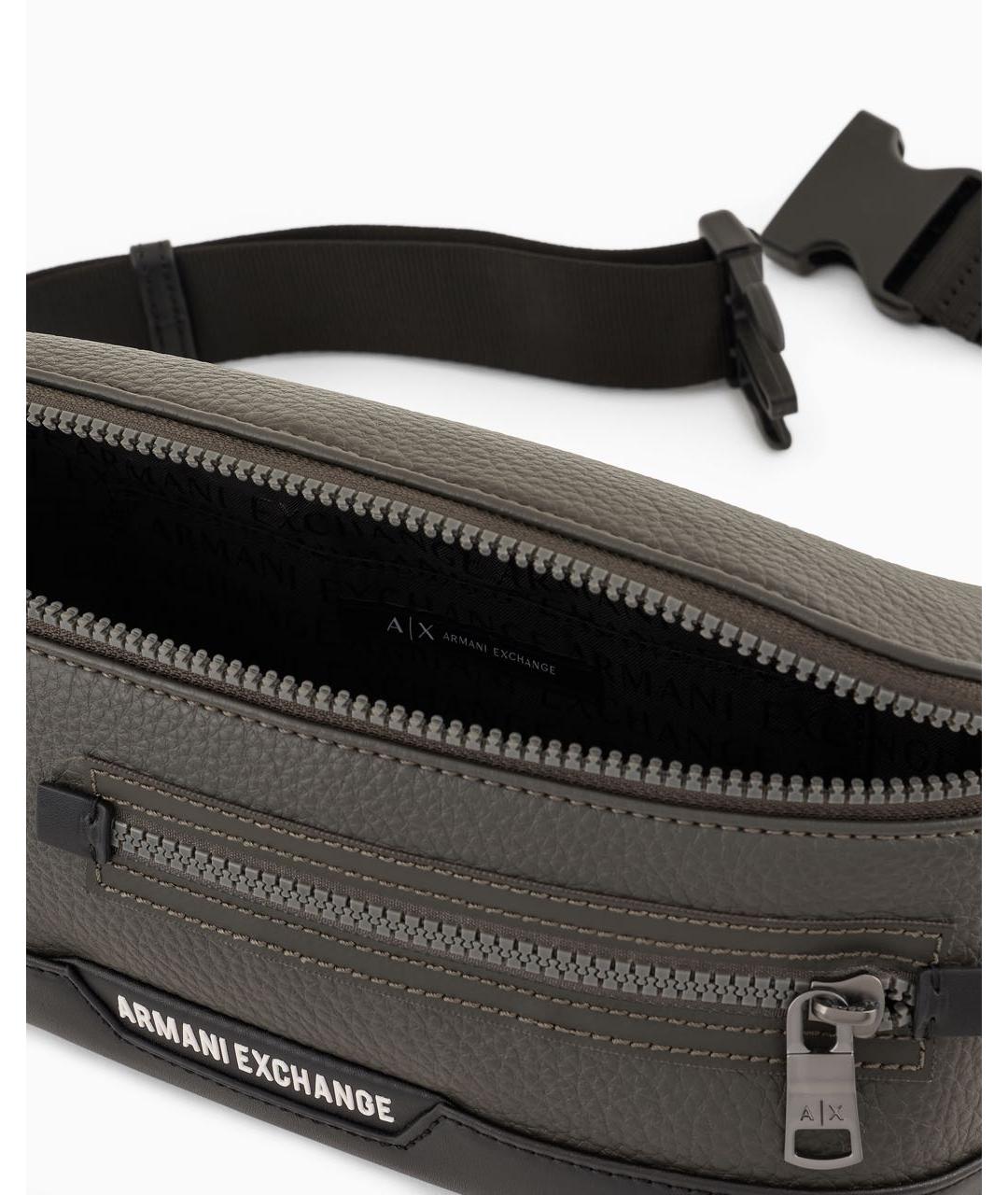 ARMANI EXCHANGE Серая поясная сумка, фото 4