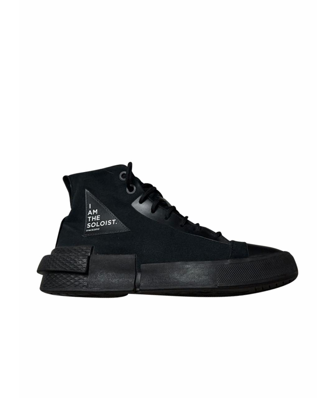 CONVERSE Черные высокие кроссовки / кеды, фото 1