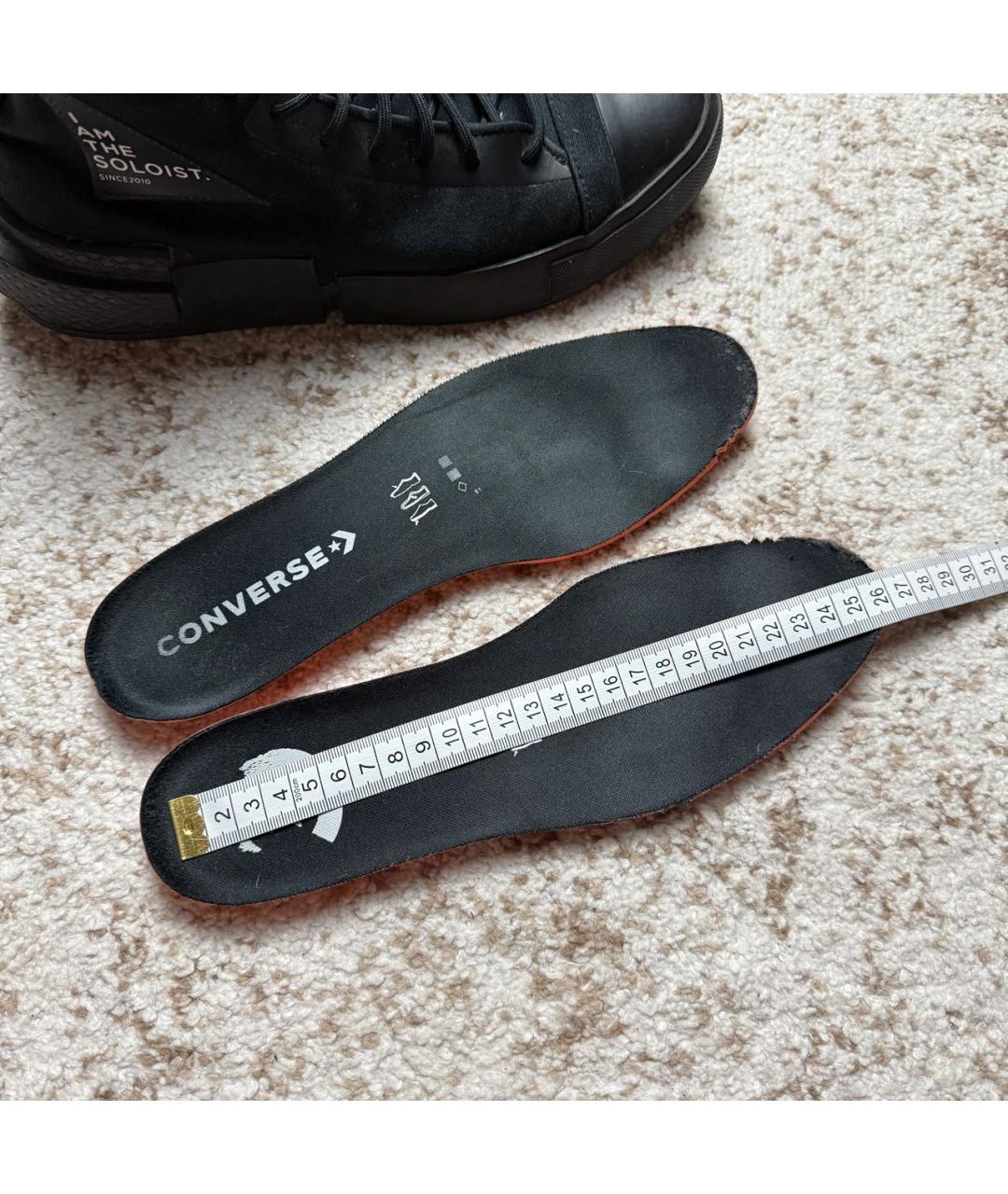 CONVERSE Черные высокие кроссовки / кеды, фото 7