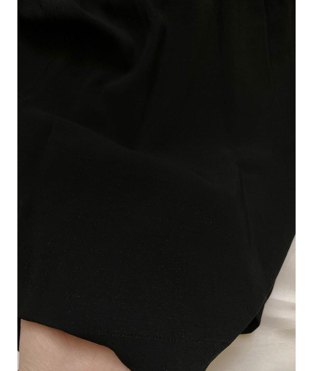 DRIES VAN NOTEN Черные вискозные шорты, фото 4