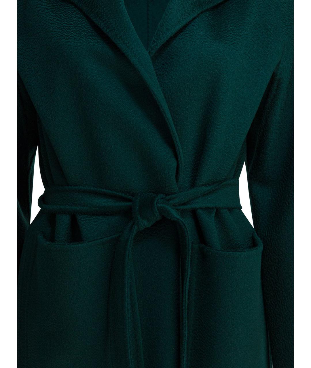 MAX MARA Зеленые кашемировое пальто, фото 3