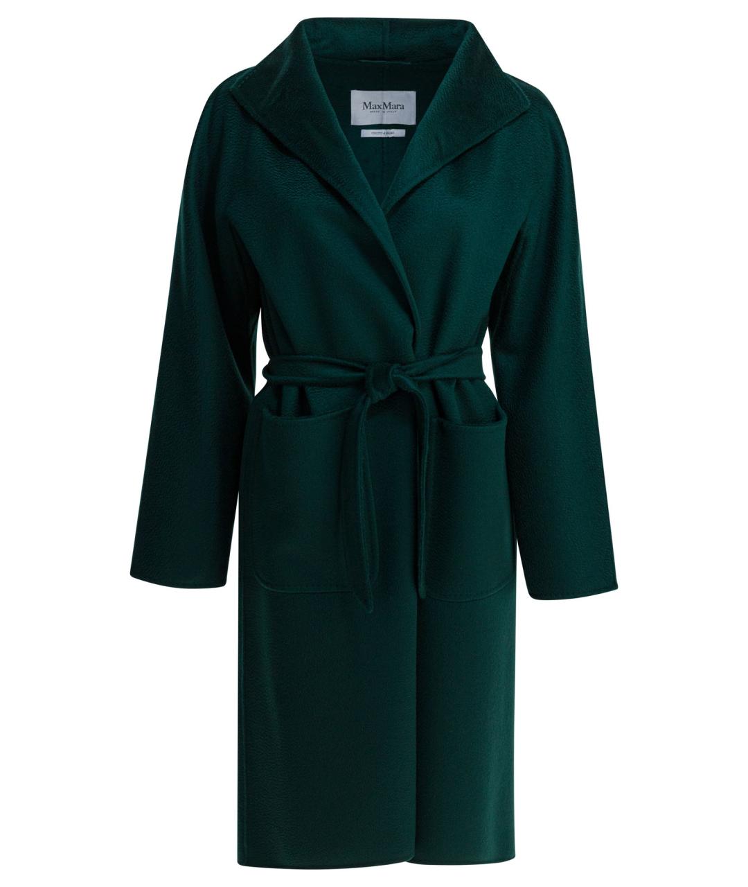 MAX MARA Зеленые кашемировое пальто, фото 1