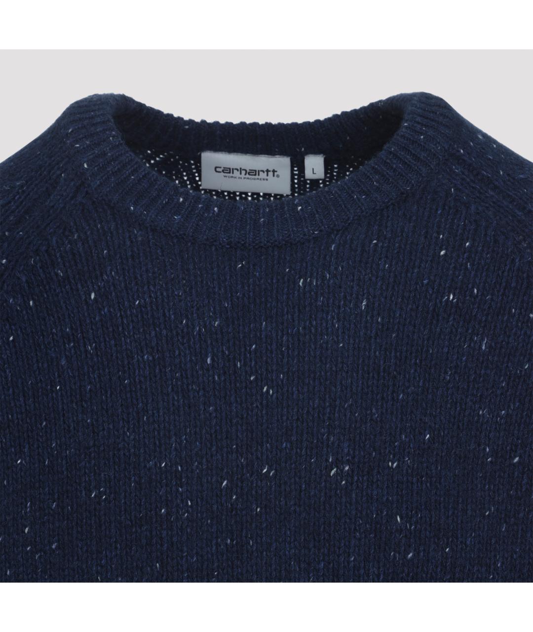 CARHARTT WIP Синий хлопковый джемпер / свитер, фото 3