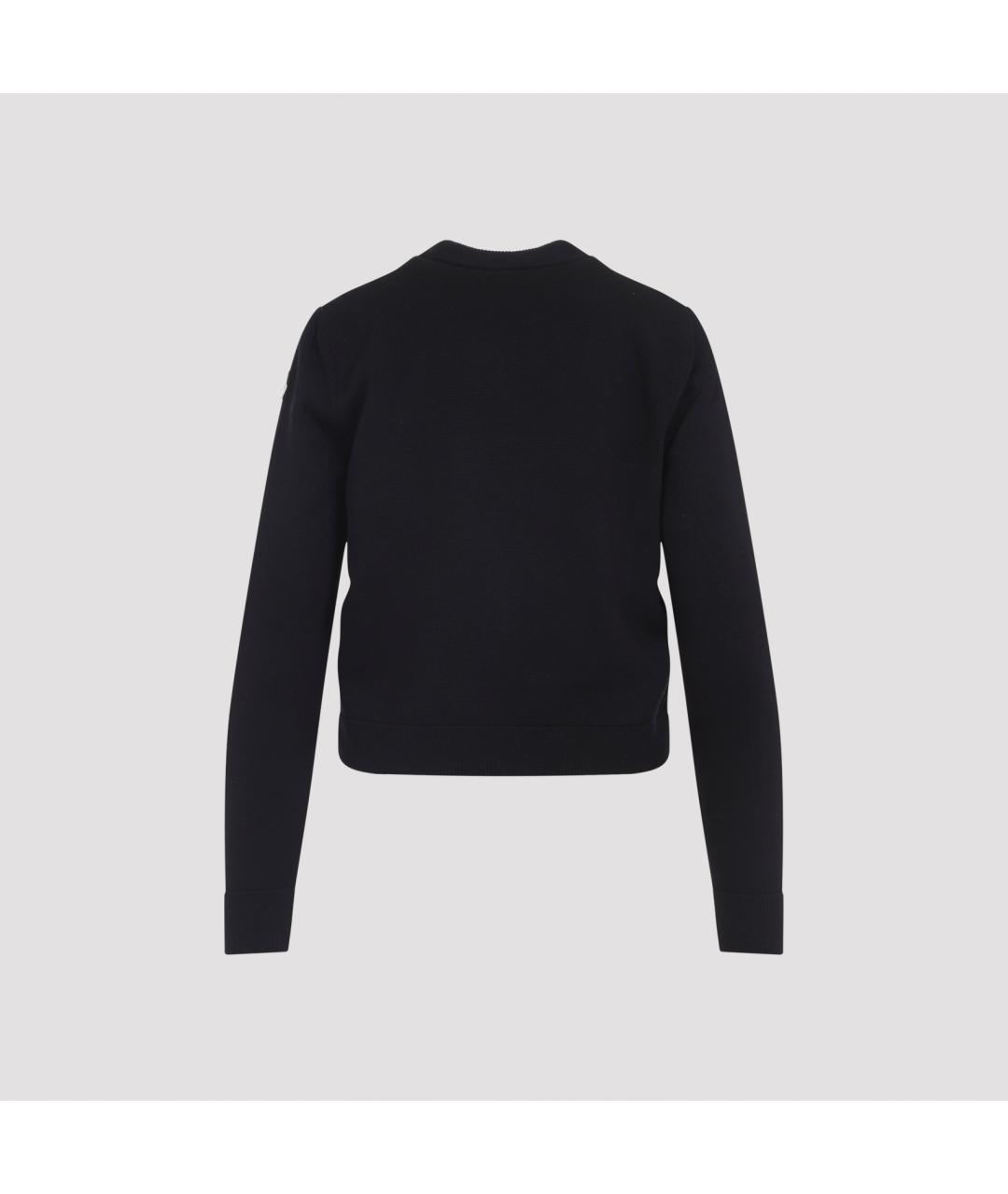 MONCLER Черная полиэстеровая куртка, фото 2