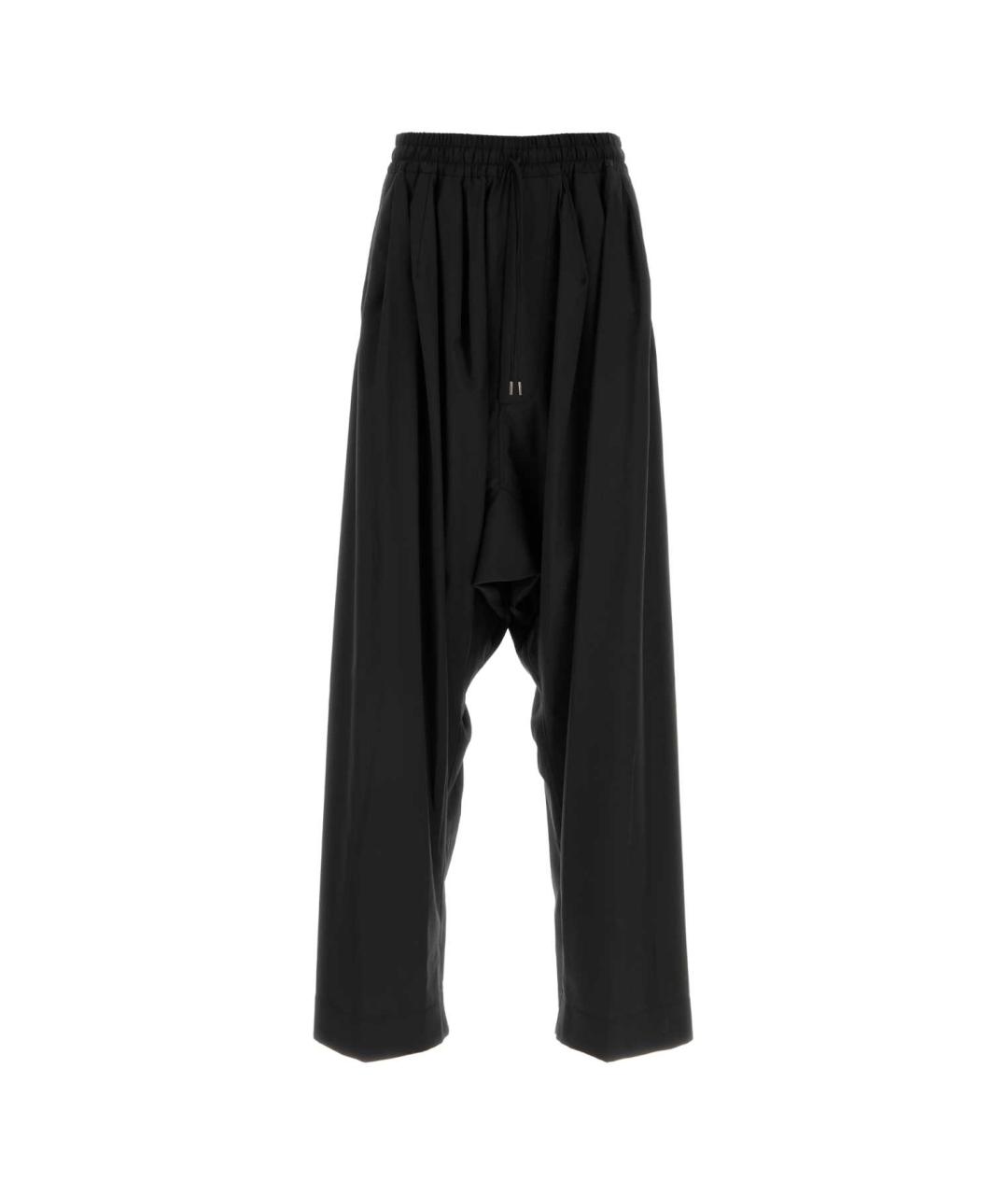 VIVIENNE WESTWOOD Черные шерстяные повседневные брюки, фото 1