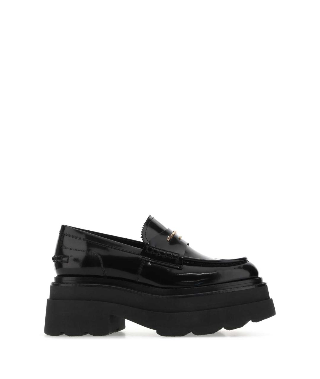 ALEXANDER WANG Черные кожаные лоферы, фото 1