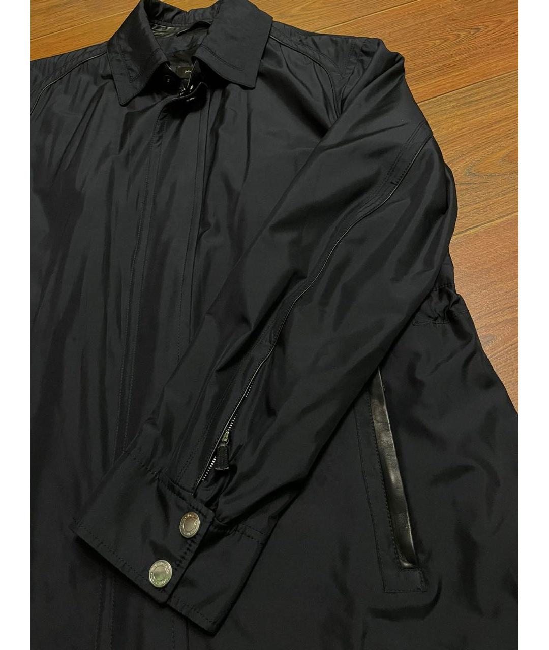 MASSIMO SFORZA Темно-синяя шелковая куртка, фото 7