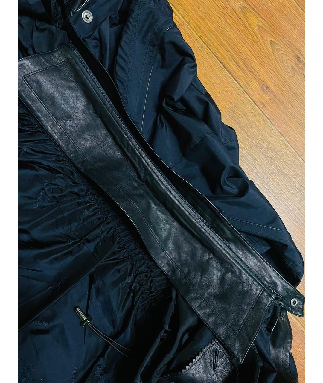 MASSIMO SFORZA Темно-синяя шелковая куртка, фото 6