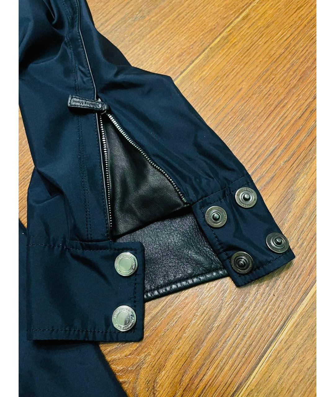 MASSIMO SFORZA Темно-синяя шелковая куртка, фото 5
