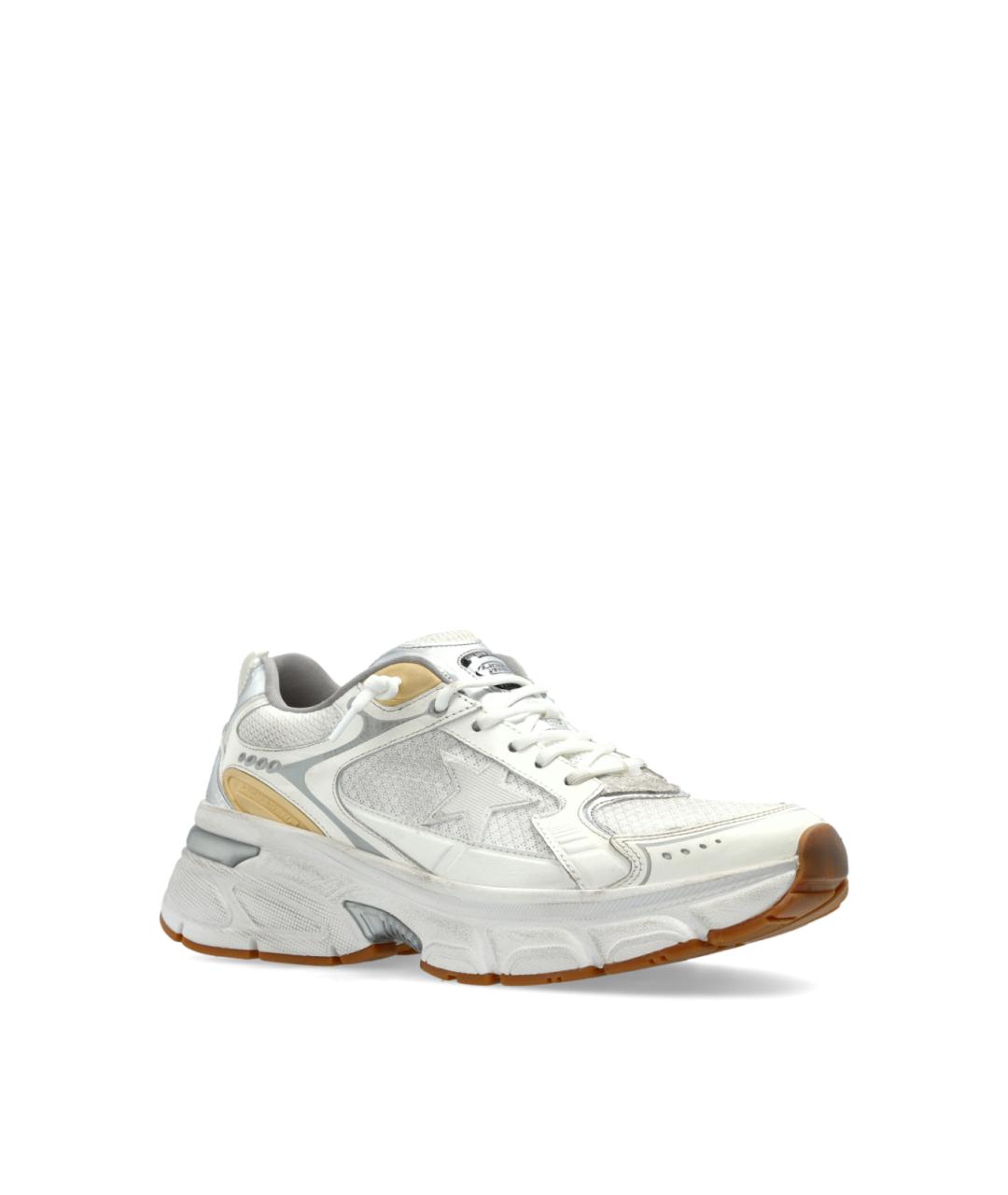 GOLDEN GOOSE DELUXE BRAND Белые кожаные кроссовки, фото 2