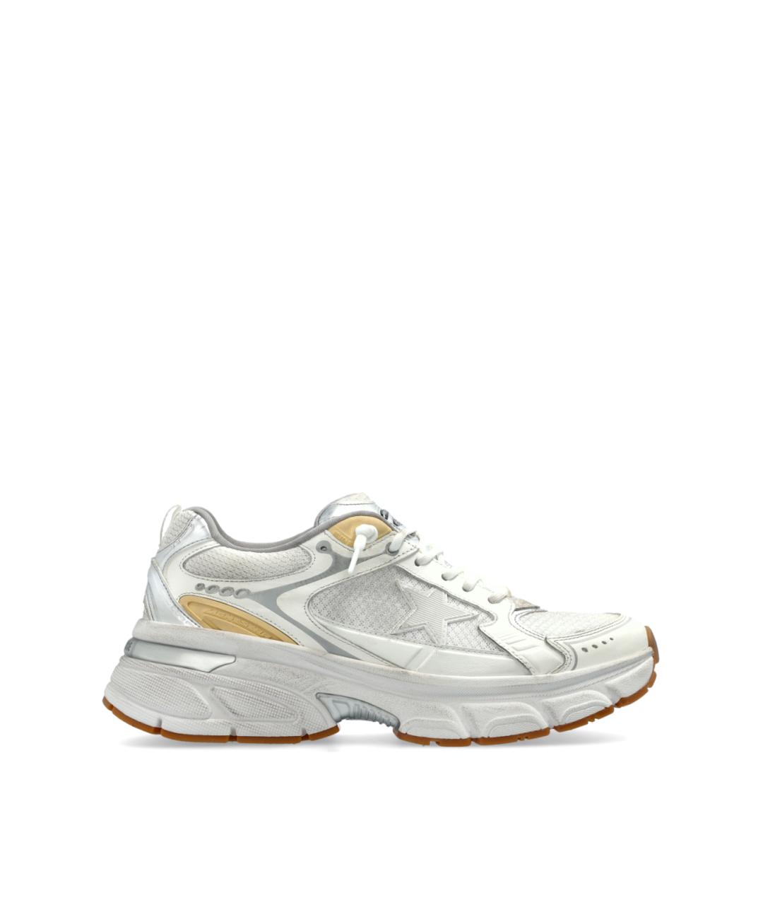 GOLDEN GOOSE DELUXE BRAND Белые кожаные кроссовки, фото 1