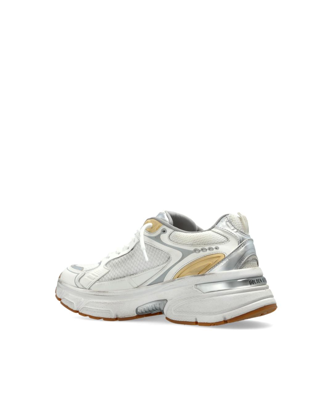 GOLDEN GOOSE DELUXE BRAND Белые кожаные кроссовки, фото 3